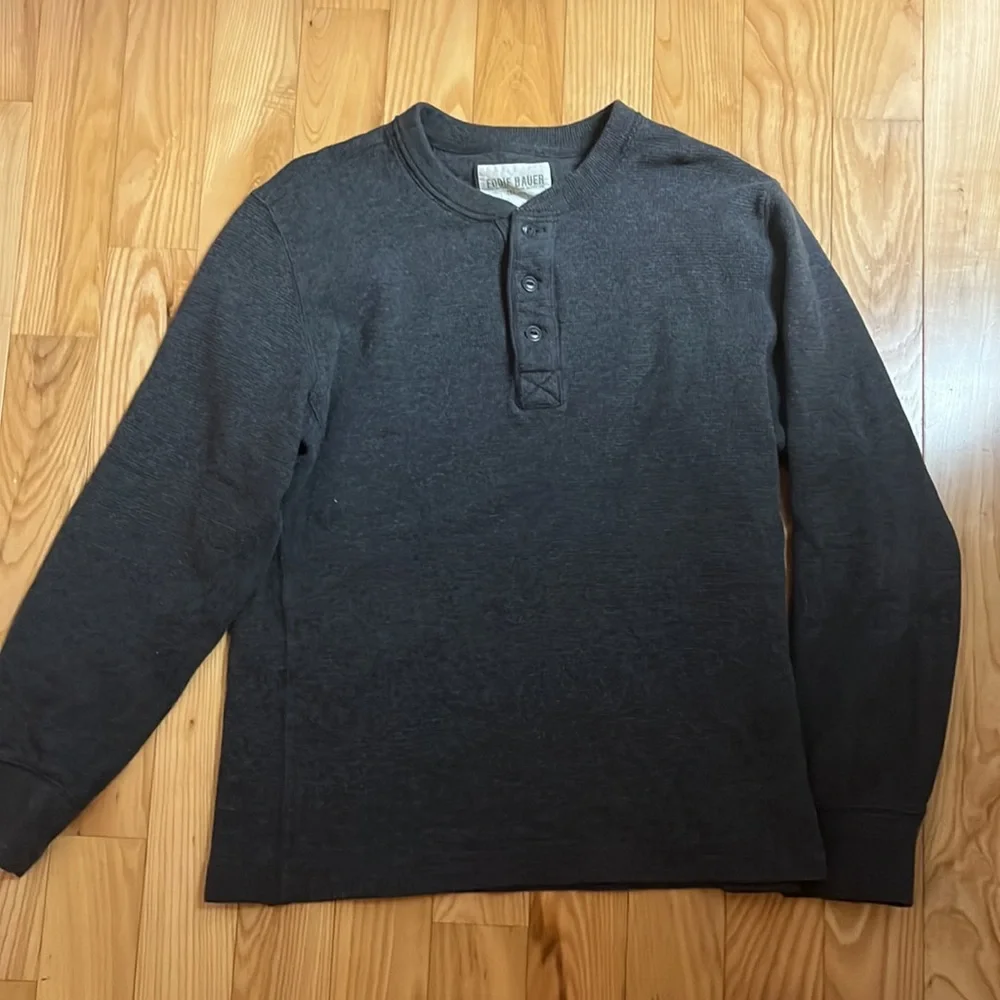 Eddie Bauer Waffle Knit Shirt - Picture 3 of 3